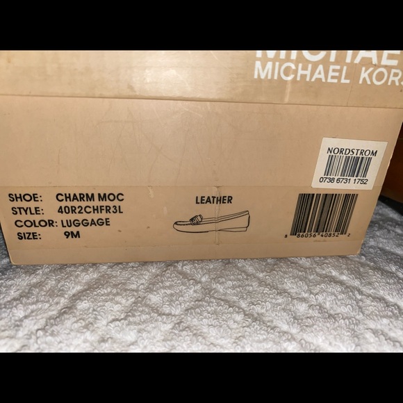 Michael Kors Leather Loafers, 9, luggage color - Picture 10 of 10